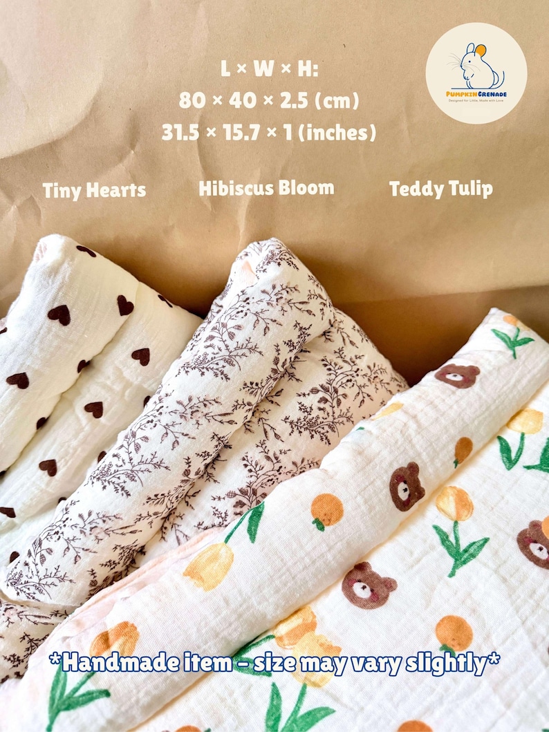 Soft Zone Pad - Handmade Machine Washable and Absorbent Fleece Bedding Cage Liner For Chinchilla, Guinea Pig, Ferret, and Rabbit image 1