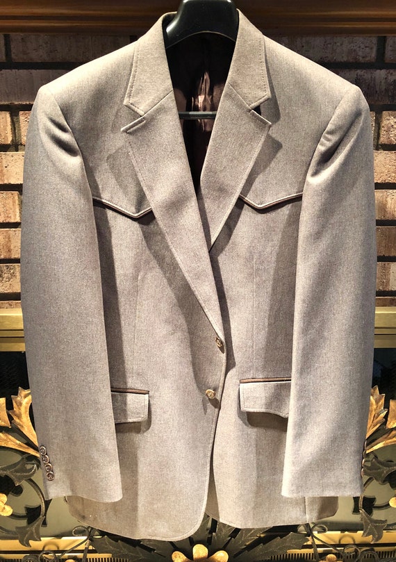 Vintage Men’s Shepler’s Western Jacket Sport Coat… - image 1
