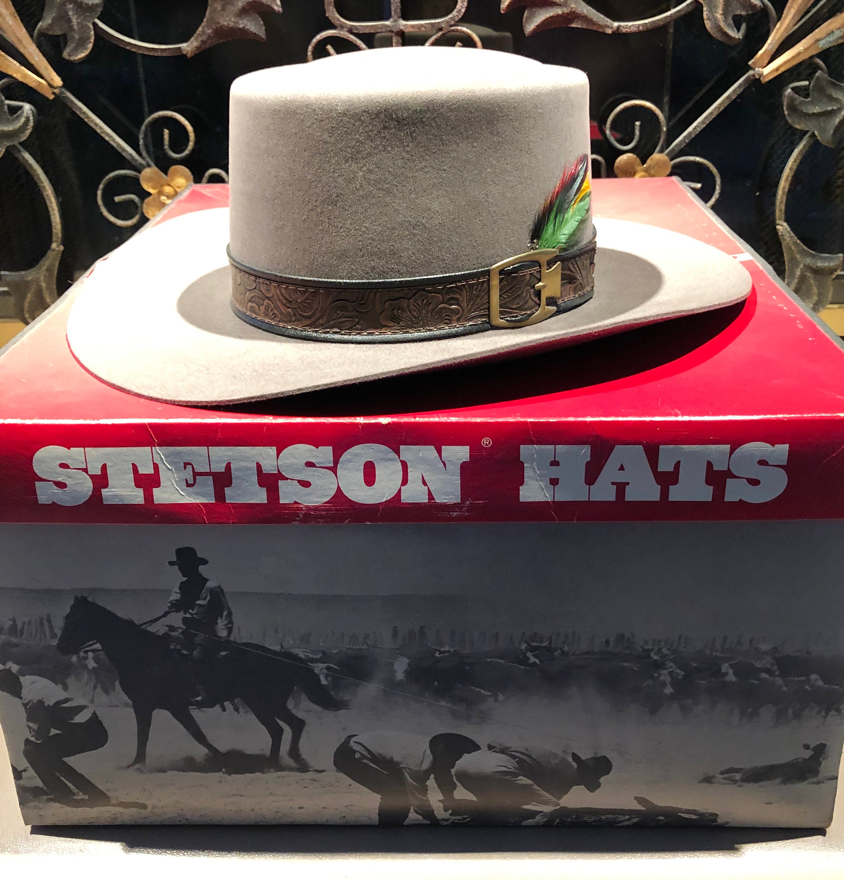RARE! Vintage Stetson Revenger 4X Beaver Felt Cowboy Gambler