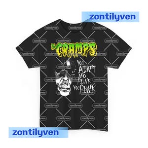 Vintage The Cramps Band Graphic Tee - Retro Unisex T-Shirt