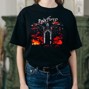 Vintage Pink Floyd Shirt Unisex Pink Floyd Graphic Tee Retro Pink Floyd T-shirt Retro Pink Floyd T-shirt Pink Floyd Lovers