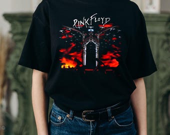 ミュージシャン 1982 Pink Floyd DSM T shirt Vintage Pink Floyd the Wall 1982 Merch T-shirt - Etsy