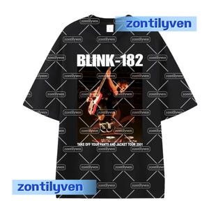 Vintage 2001 Blink 182 Graphic Tee - Unisex Retro Band T-Shirt