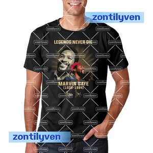 Vintage Marvin Gaye Graphic Tee - Retro Unisex T-Shirt