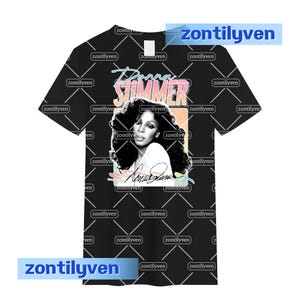 T-shirt Donna Summer vintage unisexe T-shirt graphique Donna Summer rétro T-shirt Donna Summer décontracté T-shirt Donna Summer Donna Summer Lovers Gift