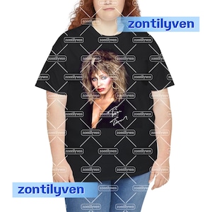 Tina Turner Signature Vintage Shirt Unisex Tina Turner Graphic Tee Retro Tina Turner T-shirt Casual Tina Turner Shirt Tina Turner Lover Gift