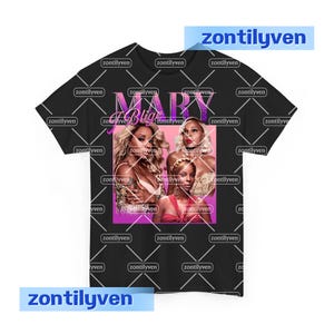 Vintage Mary J Blige Graphic Tee - 90s Retro Unisex T-Shirt