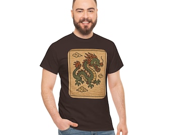 Drachen Grafik Unisex Baumwolle Tee: Streetwear Fashion