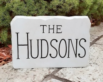 LOUD & PROUD STONE - Carved in Stone - Real Stone - custom engraving - Mother's Day - wedding - anniversary - garden stone - new home