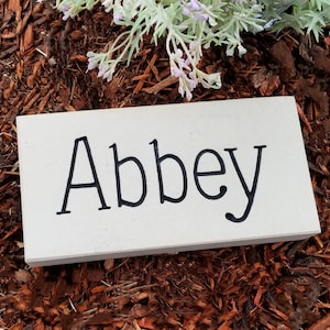 PAVER - Carved in Stone - Real Stone - custom engraving - Mother's Day - gift for grandparents - child's garden - birthday - memorial