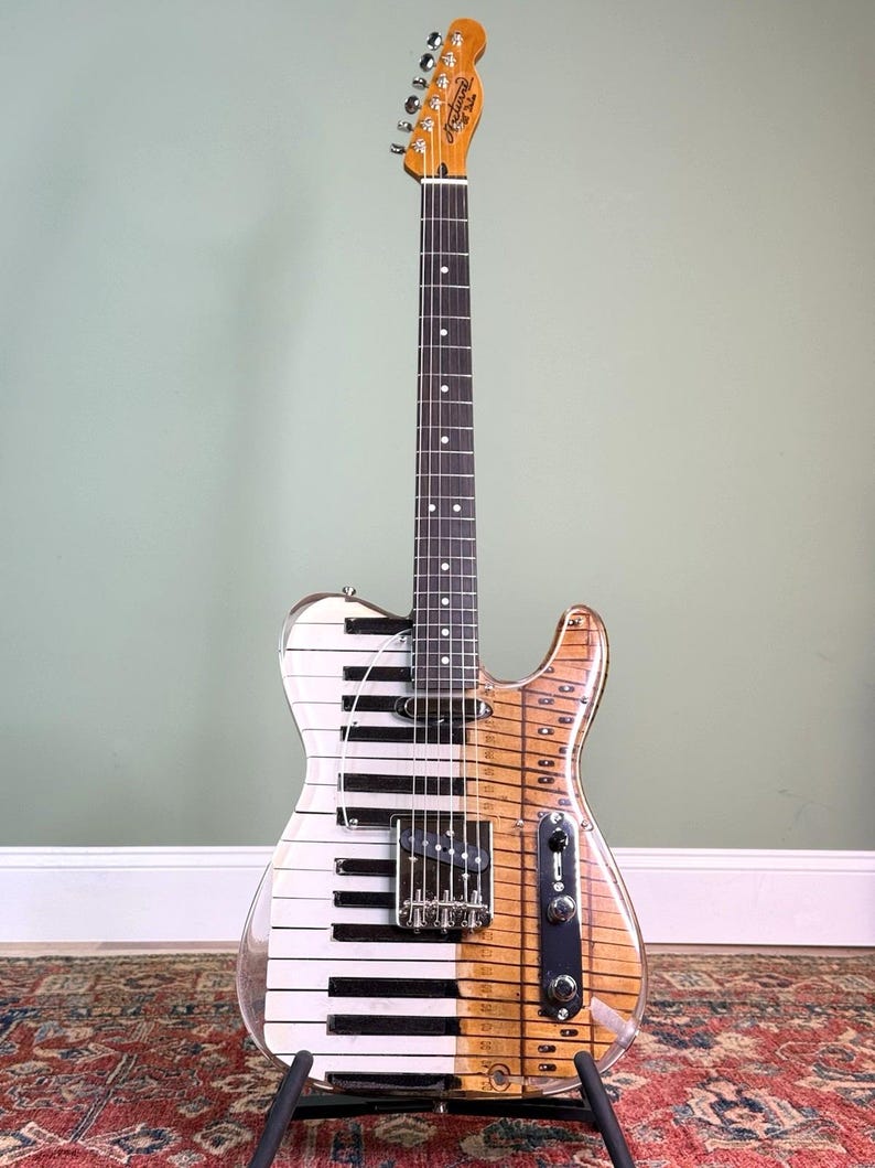Nocturne 88 Deluxe Telecaster Guitar | Piano Keyboard Epoxy Resin Body (SEE VIDEO) image 2