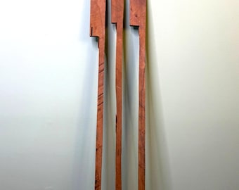 Lot of 3 Aged Pernambuco Bow Blanks - 34" Long - Good Condition
