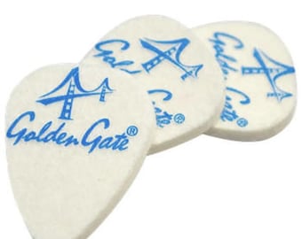 Golden Gate FP-1 Ukulele Felt Picks - 3 Pack