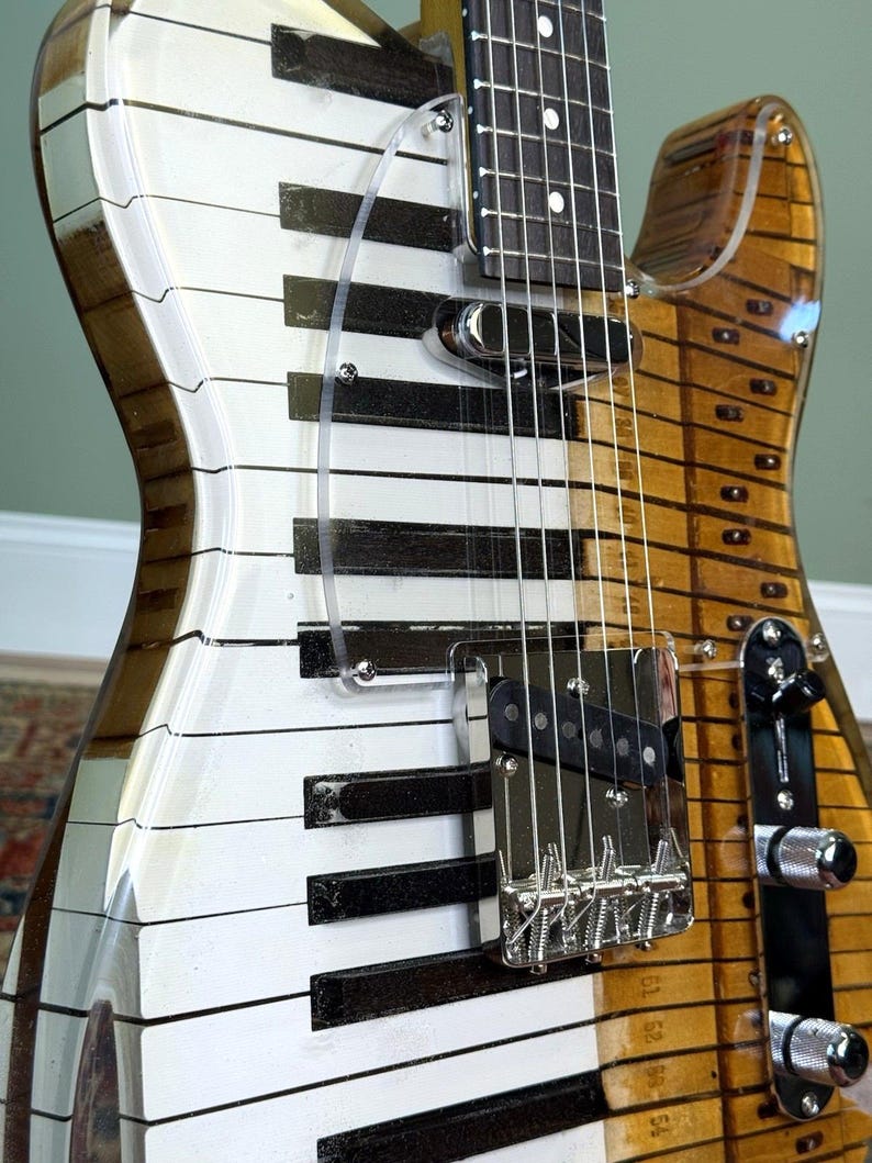 Nocturne 88 Deluxe Telecaster Guitar | Piano Keyboard Epoxy Resin Body (SEE VIDEO) image 1