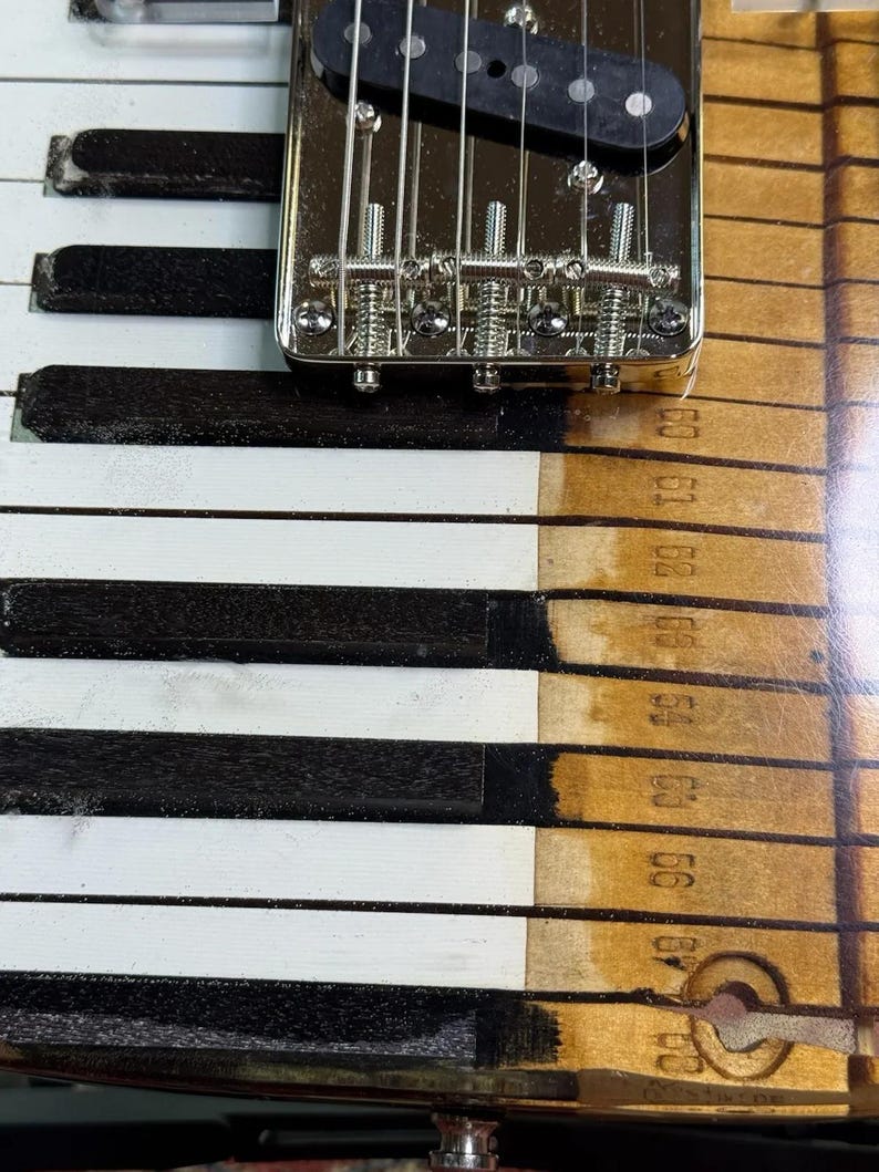 Nocturne 88 Deluxe Telecaster Guitar | Piano Keyboard Epoxy Resin Body (SEE VIDEO) image 4