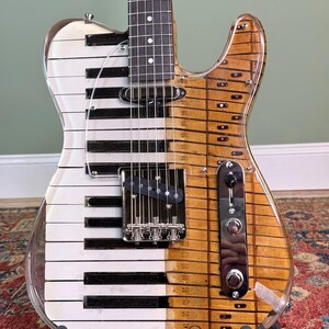 Nocturne 88 Deluxe Telecaster Guitar | Piano Keyboard Epoxy Resin Body (SEE VIDEO) image 6
