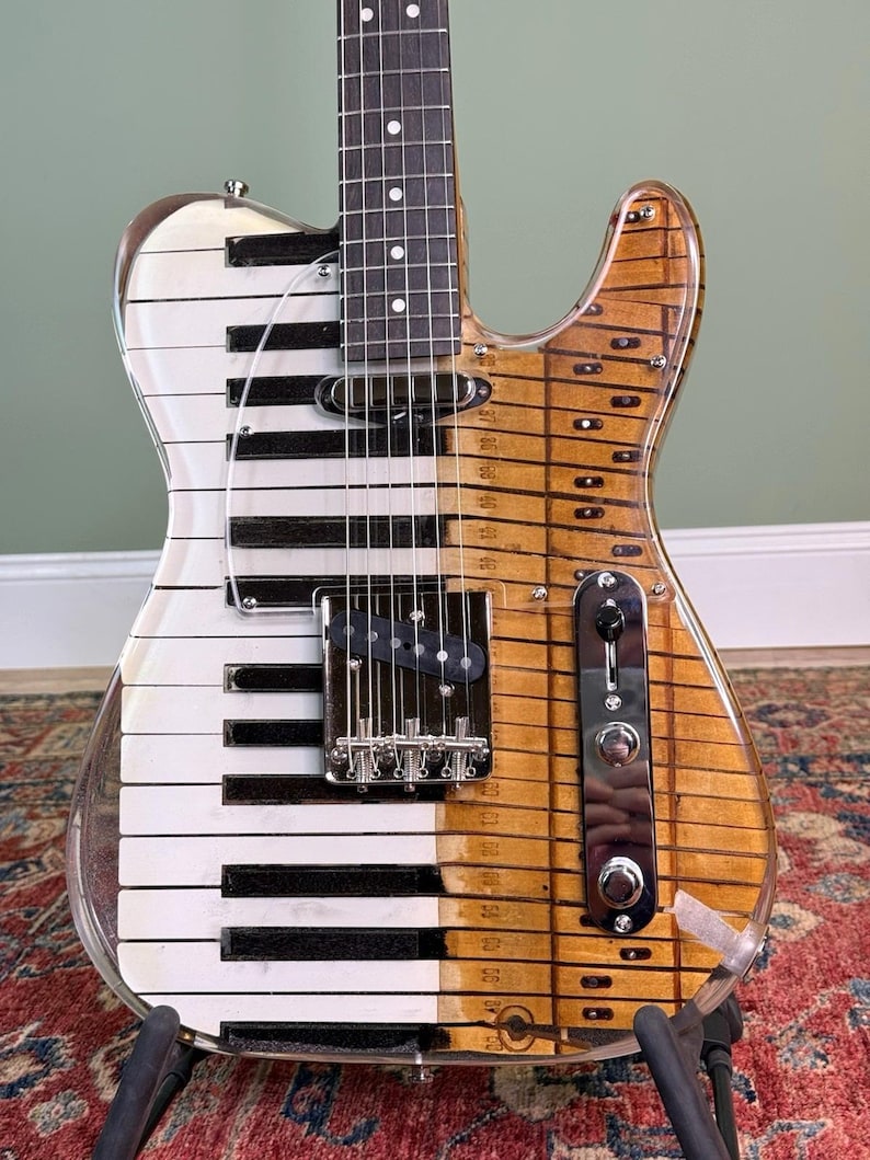 Nocturne 88 Deluxe Telecaster Guitar | Piano Keyboard Epoxy Resin Body (SEE VIDEO) image 6
