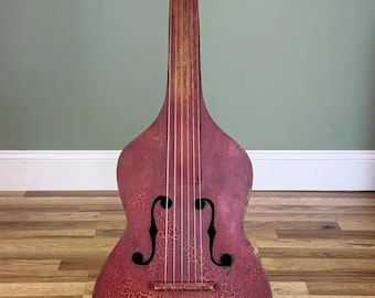 1930s American Folk Lap Steel Guitar - Handmade Primitive Archtop