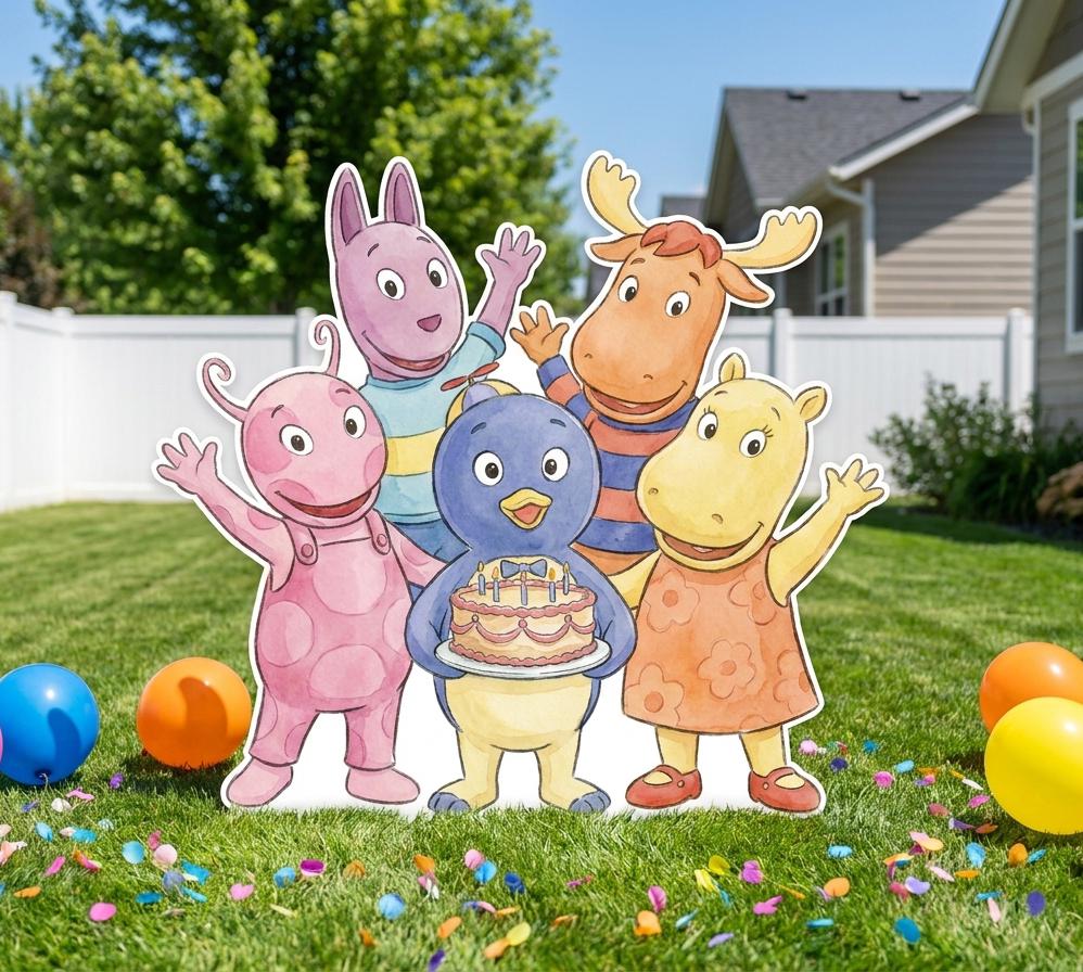 Backyardigans Party Decor, Backyardigans Cutouts, Birthday Yard Signs ...