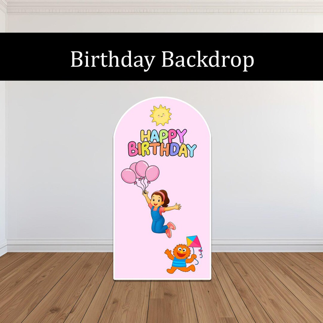 Ms Rachel Backdrop Miss Rachel Birthday Decoration Rachel and Herbi ...