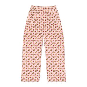 Pink Stardew Valley Chicken Pajama Pants, Pixel Art Lounge Pants, Gamer Gift for Her, Cozy Gaming Pajamas, Stardew Valley Gift image 5