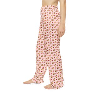 Pink Stardew Valley Chicken Pajama Pants, Pixel Art Lounge Pants, Gamer Gift for Her, Cozy Gaming Pajamas, Stardew Valley Gift image 8