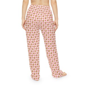 Pink Stardew Valley Chicken Pajama Pants, Pixel Art Lounge Pants, Gamer Gift for Her, Cozy Gaming Pajamas, Stardew Valley Gift image 7
