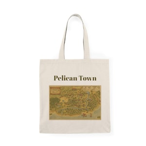 Stardew Valley Pelican Town Map Tote Bag