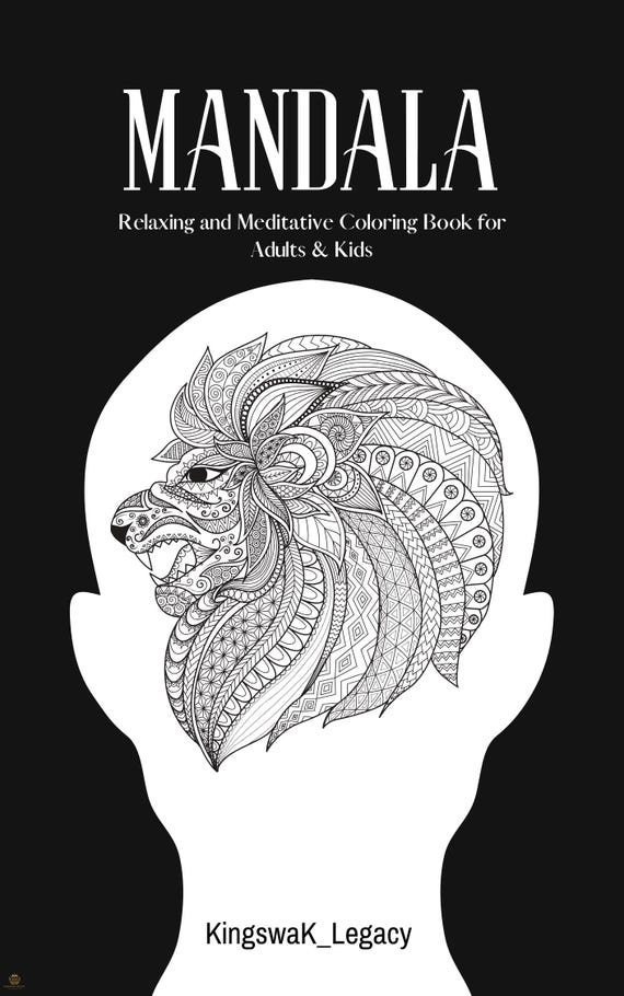 100+ Animal Mandala Coloring Pages | Kids - Adults | Printable PDF|Stress Relief |Jungle, Zoo & Farm Animals | A4 US Letter|Digital Download