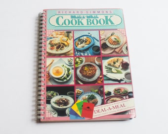 1993 Deal-A-Meal Richard Simmons Cookbook - Vintage Cookbook As Seen on TV
