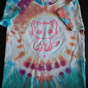 Unique Tie-dye Designed by kids for kids- Kitty