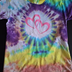Unique Tie-dye Designed by kids for kids- Hearts