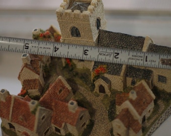 Figura vintage de David Winter, cabaña de pueblo de Cotswolds, 1982