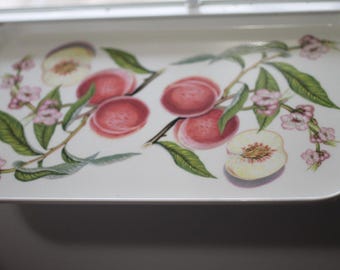 Bandeja vintage Portmeirion Pomona Peach: Diseño de Susan William-Ellis