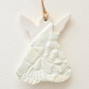 Ceramic Angel Ornament ~ Christmas Angel Ornament ~ Angel Ornaments Christmas ~ Angel for Christmas Tree ~Christmas Angel Gifts~Angels~ 6666