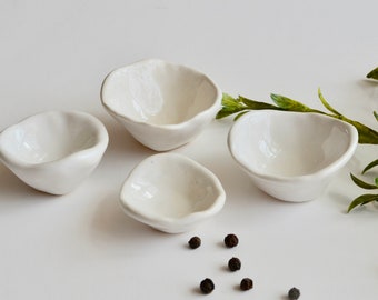 Ceramic Nesting Prep Bowl~Ceramic Prep Bowls ~Nesting Prep Bowl Set ~Food Prep Bowls Neutral~Natural Prep Bowl Set~Food Prep Bowls Set ~3664