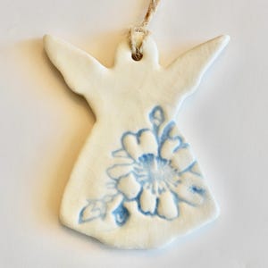 Ceramic Angel Ornament ~ Christmas Angel Ornaments ~ Teacher Christmas Gifts ~ Christmas Ornaments~Angel~Ceramic Angel Ornaments~Angels~6921