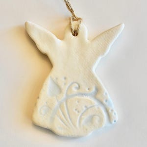 Décoration d'ange en céramique ~ Décorations d'ange de Noël ~ Cadeaux de Noël pour enseignant ~ Décorations de Noël ~ Anges ~ Cadeaux d'ange de Noël ~ 6936