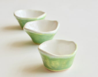 Ceramic Nesting Prep Bowls ~ Ceramic Prep Bowls ~ Nesting Prep Bowl Set ~ Food Prep Bowls Neutral ~Natural Prep Bowl Set~Food Prep Bowls Set