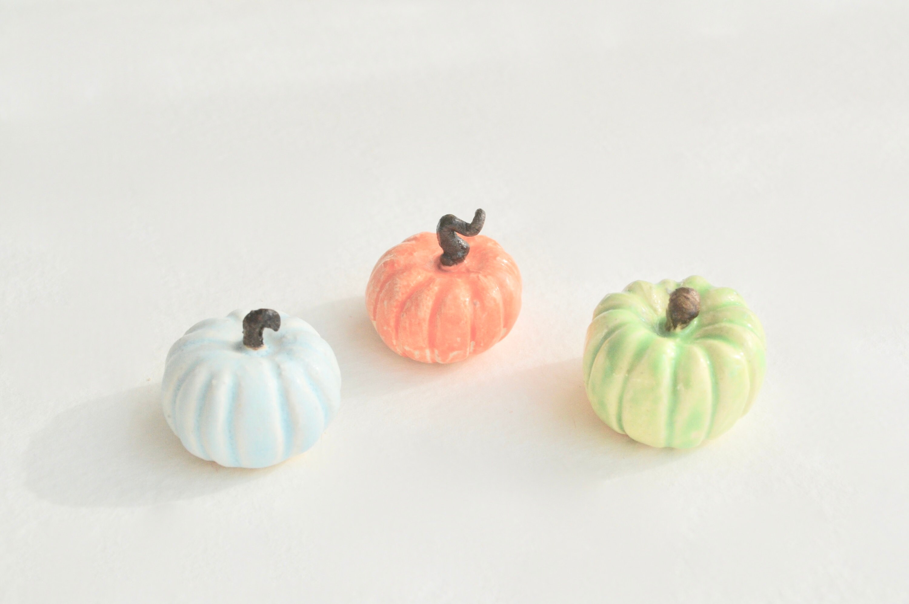 Herbst Kürbis Anhänger Set - 12 Stück Erntedank Deko