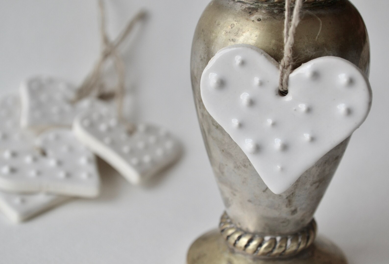 Ceramic Heart Ornament Heart Ornament Heart Ornaments Bulk Etsy UK
