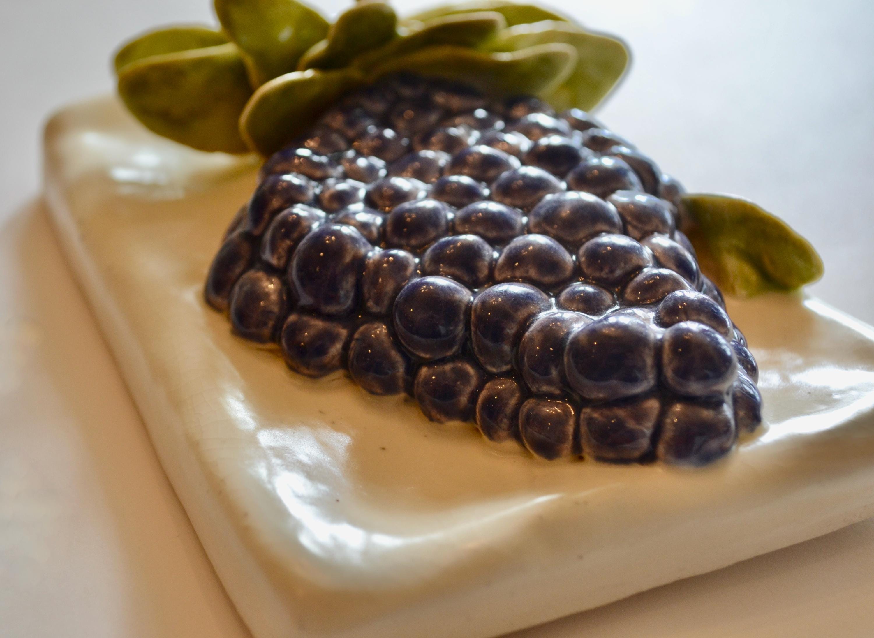 Carrelage Mural Céramique – Pomme, Poire, Raisin – 36x24 Cm – Art Mural #148 – Neuf