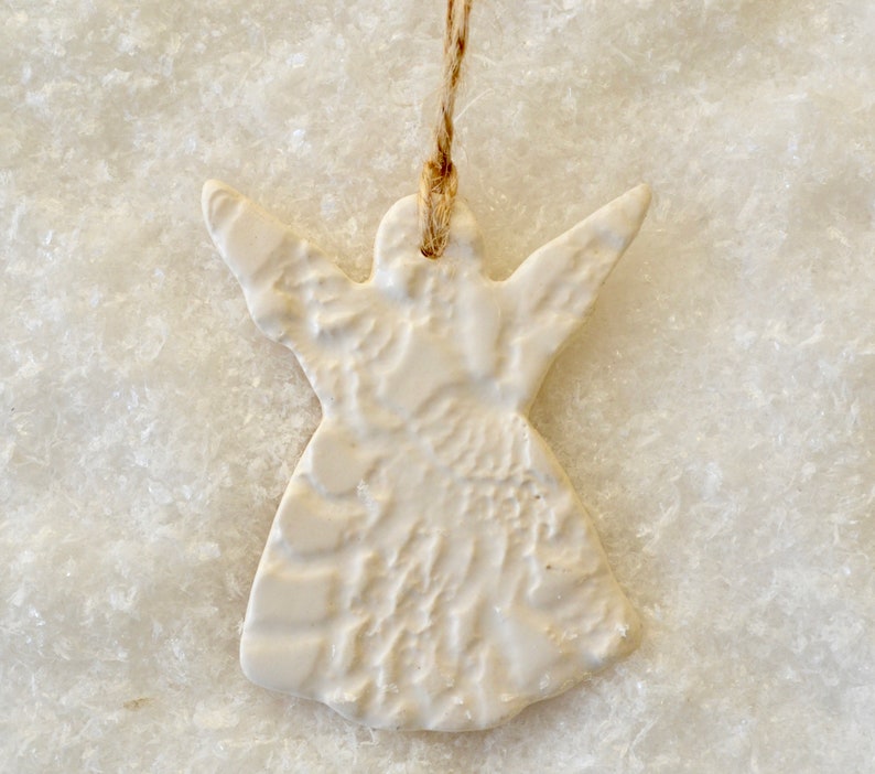 Ceramic Angel Ornament ~ Christmas Angel Ornaments ~ Teacher Christmas Gifts ~ Christmas Ornaments ~ Angels ~ Christmas Angel Gifts ~ 6618