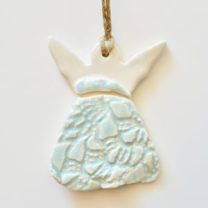Ornement d’ange en céramique ~ Ornements d’ange de Noël ~ Cadeaux de Noël pour enseignants ~ Ornements de Noël ~ Anges ~ Cadeaux d’ange de Noël ~ 6691