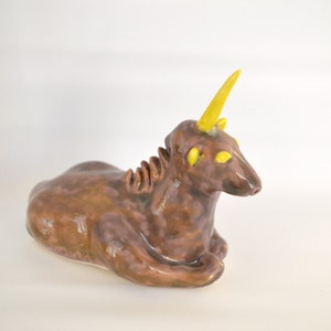 Ceramic Whimsical Unicorn, Animal Shaker