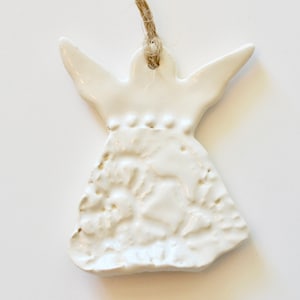 Ceramic Angel Ornament ~ Christmas Angel Ornaments ~ Teacher Christmas Gifts ~ Christmas Ornaments ~ Angels ~ Christmas Angel Gifts ~ 6685