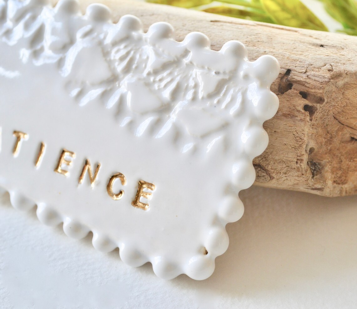 Ceramic Word Tiles Small Ceramic Tilesceramic Word Etsy