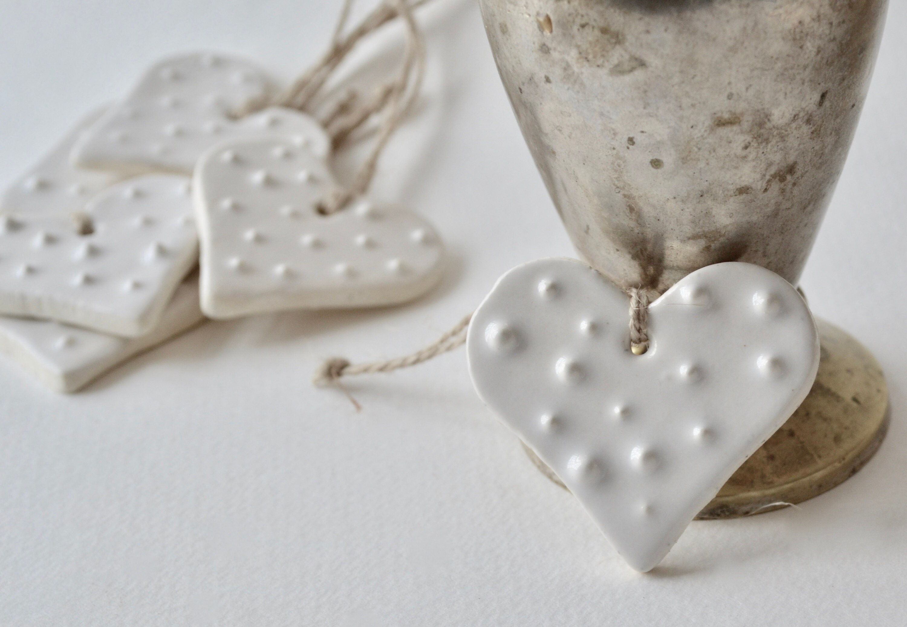 Ceramic Heart Ornament Heart Ornament Heart Ornaments Bulk Etsy UK