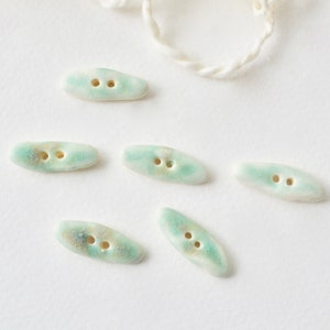 Ceramic Buttons Handmade ~Buttons for Crochet ~ Toggle Buttons for Children knitting ~ Toggle Button Sweater~Unique Buttons for Sweater~4122