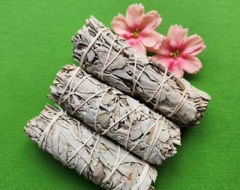 White Sage Smudge Stick: Cleansing and Purification Tool, Natural Incense